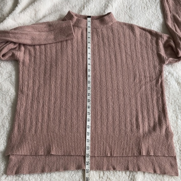 French Connection Dusty Rose Mockneck Sweater - Picture 5 of 8